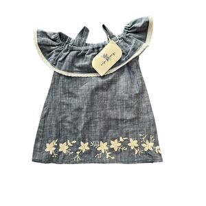 The Fancy Feather Hand Embroidered Dress